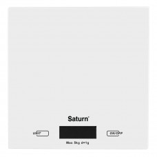 Ваги кухонні Сатурн ST-KS7810 Білі