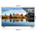 Телевизор TEEVIEW UHD Smart TV TV70UQG